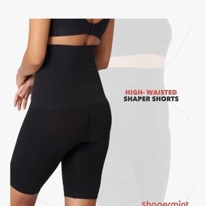 Shapermint Black High-Rise Shapewear Shorts